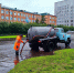 С дорог Абакана в авральном режиме откачивают воду - ИА Хакасия
