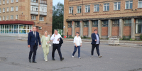 Эдуард Слабиков проинспектировал благоустройство общественной территории в Инте - ИА Комиинформ