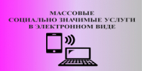Массовые социально значимые услуги в электроном виде - Всеволожский район