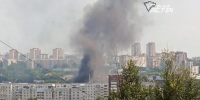 В Новосибирске загорелся склад на улице Есенина - Gorsite.Ru