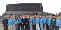 Ульяновские школьники приняли участие в торжественном спуске на воду новой подлодки «Ульяновск» - Ульяновск сегодня
