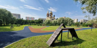 В Петербурге провели реконструкцию площадки для выгула и дрессировки собак на проспекте Ветеранов - Spbdnevnik.ru