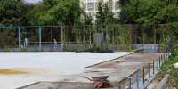 В Новомосковске обустраивают новую современную спортплощадку - ИА Тульская служба новостей