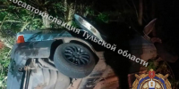 В Плавске водитель «Лады» улетел в кювет и перевернулся - ИА Тульская пресса.Ru