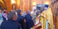 Актив  губкинского казачьего общества посетил храм в честь иконы Божией Матери - Сетевое издание Новое время 31