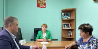 Руководитель Государственной жилищной инспекции Воронежской области провёл личный приём граждан в режиме ВКС в Новохопёрском районе. - Новохопёрский район