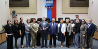 Леонид Бредихин отметил работу своего коллеги, председателя калужской городской Контрольно-счетной палаты - Контрольно-счетная палата