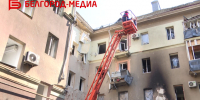В центре Белгорода приступили к восстановлению дома, повреждённого из‑за атаки БПЛА - Belnovosti.Ru