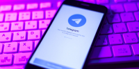 Мессенджер Telegram на смартфоне - ИА Общественная служба новостей
