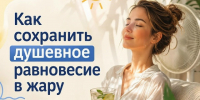 Как сохранить душевное равновесие в жару - Департамент здравоохранения