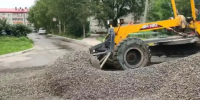 За неделю в Благовещенске прогрейдировали около 30 километров дорог - gtrkamur.ru - ГТРК Амур