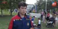 «Городок безопасности при ЧС» в Луганском парке имени Щорса прохожие сменили привычные планы и учились оказывать первую помощь - ГТРК ЛНР