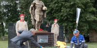 При поддержке «Единой России» в селе Дросково Орловской области зажжен Вечный огонь - Единая Россия