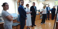 Мотыгинский краеведческий музей принял с рабочим визитом Юрия Воробьёва и Сергея Пономаренко. - Мотыгинский район