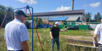 Дамир Ишкинеев проинспектировал благоустройство микрорайона Железнодорожников в Нурлате - Нурлат-⁠информ