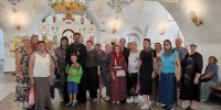 Паломники из Красноярской епархии совершили путешествие в Енисейск на теплоходе «Валерий Чкалов» - Епархия