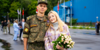 Признание в любви на плацу ЮЗГУ - ЮЗГУ