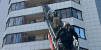 Пожарные провели учения в 26-этажном доме в Новосибирске - Gorsite.Ru