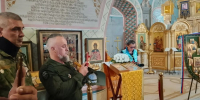 Освящение "Молитвенного щита России" - Поселок Мстера