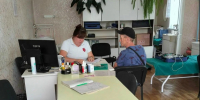 Калужские медики провели приём пациентов в городе Золотое на квартале Солнечный - Город Первомайск