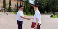В Смоленске состоялась торжественная церемония приема на службу выпускника Московской академии Следственного комитета Российской Федерации - Следственный комитет