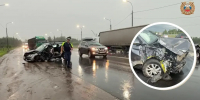 На окружной дороге в Ярославле водитель пострадал из-за опасного маневра - YarNews.Ru
