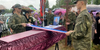 В Навлинском районе простились с погибшим в СВО ефрейтором Дмитрием Рожковым - БрянскToday.Ru