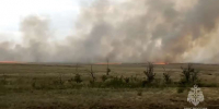 В МЧС рассказали о ликвидации пожара в Домбаровском районе - ProOren.Ru
