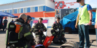 Второй жаркий день на соревнованиях на звание «Лучшее звено ГДЗС» среди дальневосточных пожарных - МЧС по Хабаровскому краю