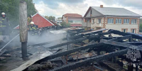 В городе Шарыпово гшорели хозпостройки - Газета Красноярский рабочий