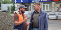 В Тогучине продолжается комплексный ремонт улицы Лапина: ход работ на контроле - Совет муниципальных образований