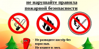 Памятка: Лесные пожары. - Северо-Енисейский муниципальный округ