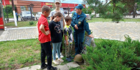 В мир спасателей: познавательную экскурсию для учащихся Свято‑Покровского прихода провели огнеборцы 9 ПСО - МЧС