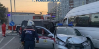 Автомобиль Росгвардии попал в массовое ДТП в Новосибирске - Сиб.фм