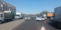 В Астрахани перед Новым мостом грузовик насмерть сбил мотоциклиста - Bloknot-Astrakhan.Ru