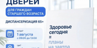 1 августа - День открытых дверей для лиц 65+ - Мирнинский район