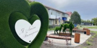 В селе Белозерском завершают благоустройство сквера - Новый мир
