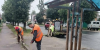 Уборка города, ремонт дорог, уборка остановок – 31 июля - Город Ковров
