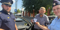 В Сунженском районе Ингушетии стражи дорог провели акцию «Пристегнись!» - Сердало