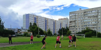 В Первомайском районе состоялись соревнования по футболу среди школьных и дворовых команд - Комитет по физкультуре и спорту