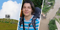 Старинное село Кын топило 10 и 11 июля. Местная художница Олеся Косарева пыталась выбраться из своего дома, но ее смыло бешеным течением вместе с крыльцом | Источник: Ирина Тропина / 59.RU, Пермская тропа / Telegram, Алексей Терехин - 76.Ru