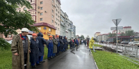 Городские службы отработали условный прорыв теплосети в 30-градусный мороз - Междуреченский городской округ