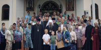 Всенощное бдение престольного праздника Свято-Серафимовского храма г. Уссурийска совершил глава митрополии - Владивостокская епархия