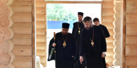 Епископ Паисий посетил строящийся храм в Лузе - Яранская епархия