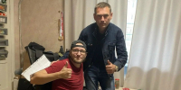 Сегодня руководитель Ассоциации ветеранов СВО Сергиево-Посадского городского округа Дмитрий Лебединский навестил ветерана СВО Николая. - Администрация Сергиево-Посадского района