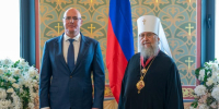 Вице-премьер России вручил главе Казахстанского митрополичьего округа, руководителю Представительства ИППО в Казахстане орден «За заслуги перед Отечеством» - ИППО