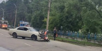 Два человека пострадали в ДТП с легковушкой и мотоциклом в Бийске - Сетевое издание Толк
