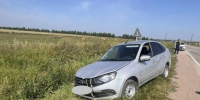Опрокинулась «Лада Гранта» - Кизильский вестник