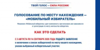 На выборах в Госдуму начинает работать «Мобильный избиратель» - Мишкинский район