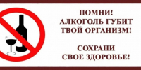 Памятка  о вреде употребления алкогольных  напитков - Город Луганск